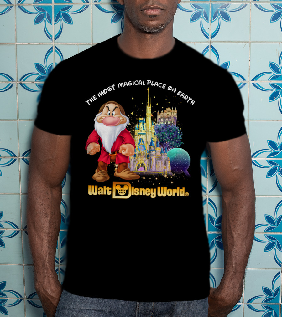 The Most Magical Place On Earth Grumpy Walt Disney World T-Shirt
