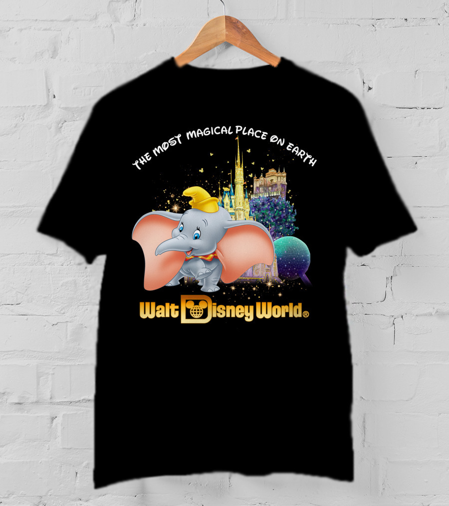 Walt Disney World Dumbo The Most Magical Place On Earth T-Shirt