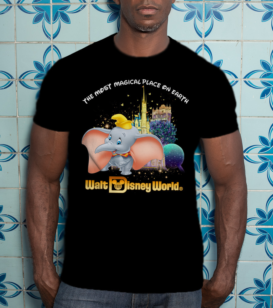 Walt Disney World Dumbo The Most Magical Place On Earth T-Shirt