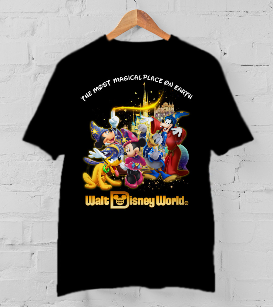 Walt Disney World The Most Magical Place On Earth Mickey & Friends T-Shirt