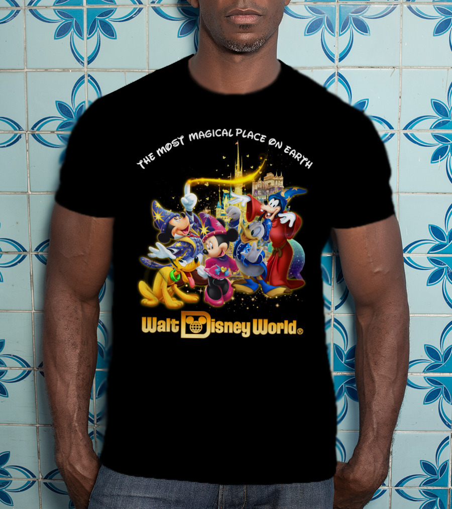 Walt Disney World The Most Magical Place On Earth Mickey & Friends T-Shirt