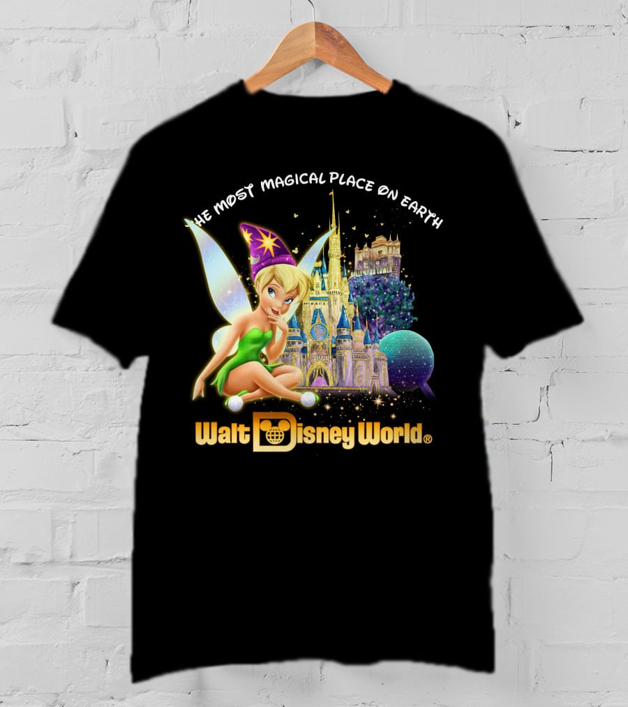 Tinkerbell Walt Disney World The Most Magical Place On Earth T-Shirt