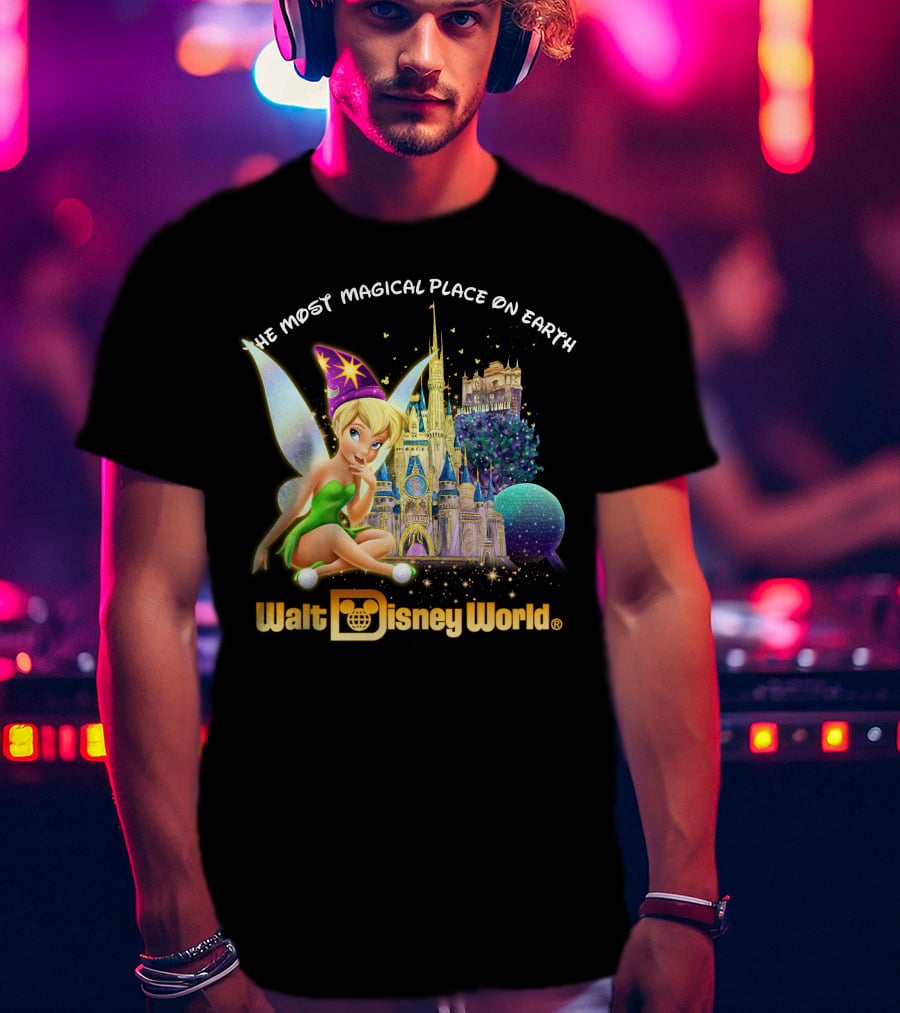 Tinkerbell Walt Disney World The Most Magical Place On Earth T-Shirt