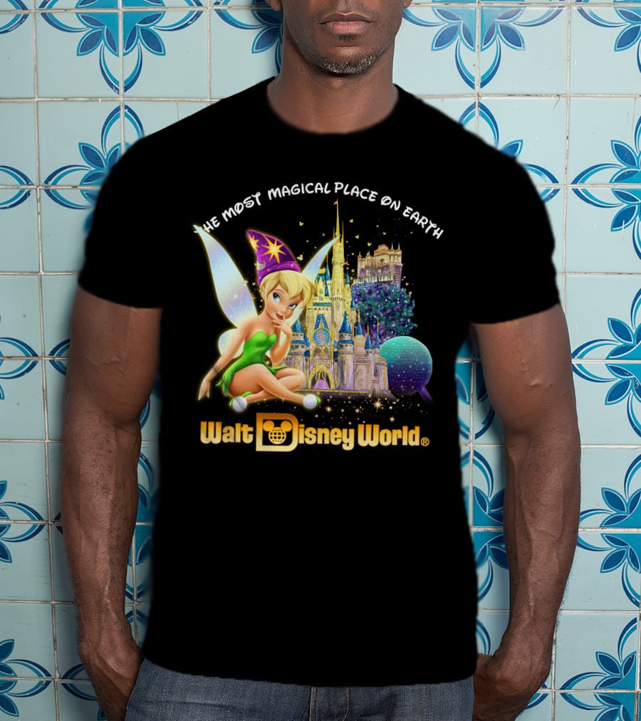 Tinkerbell Walt Disney World The Most Magical Place On Earth T-Shirt