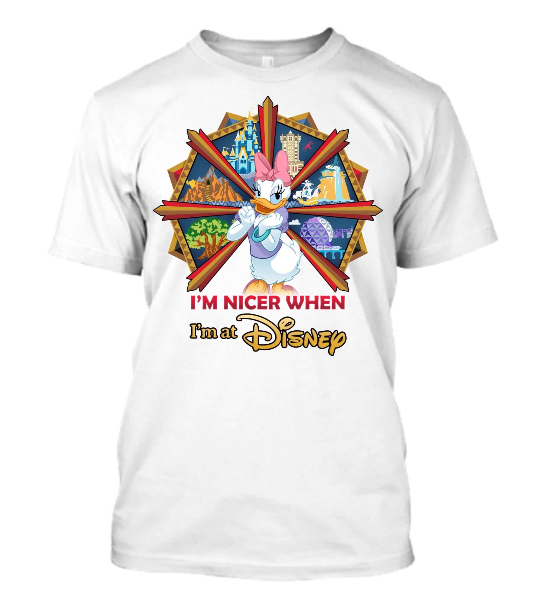 I'm Nicer When I'm At Disney Daisy Duck T-Shirt