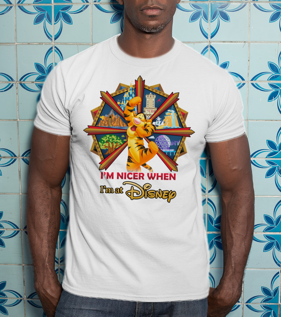 Tigger I'm Nicer When I'm At Disney T-Shirt