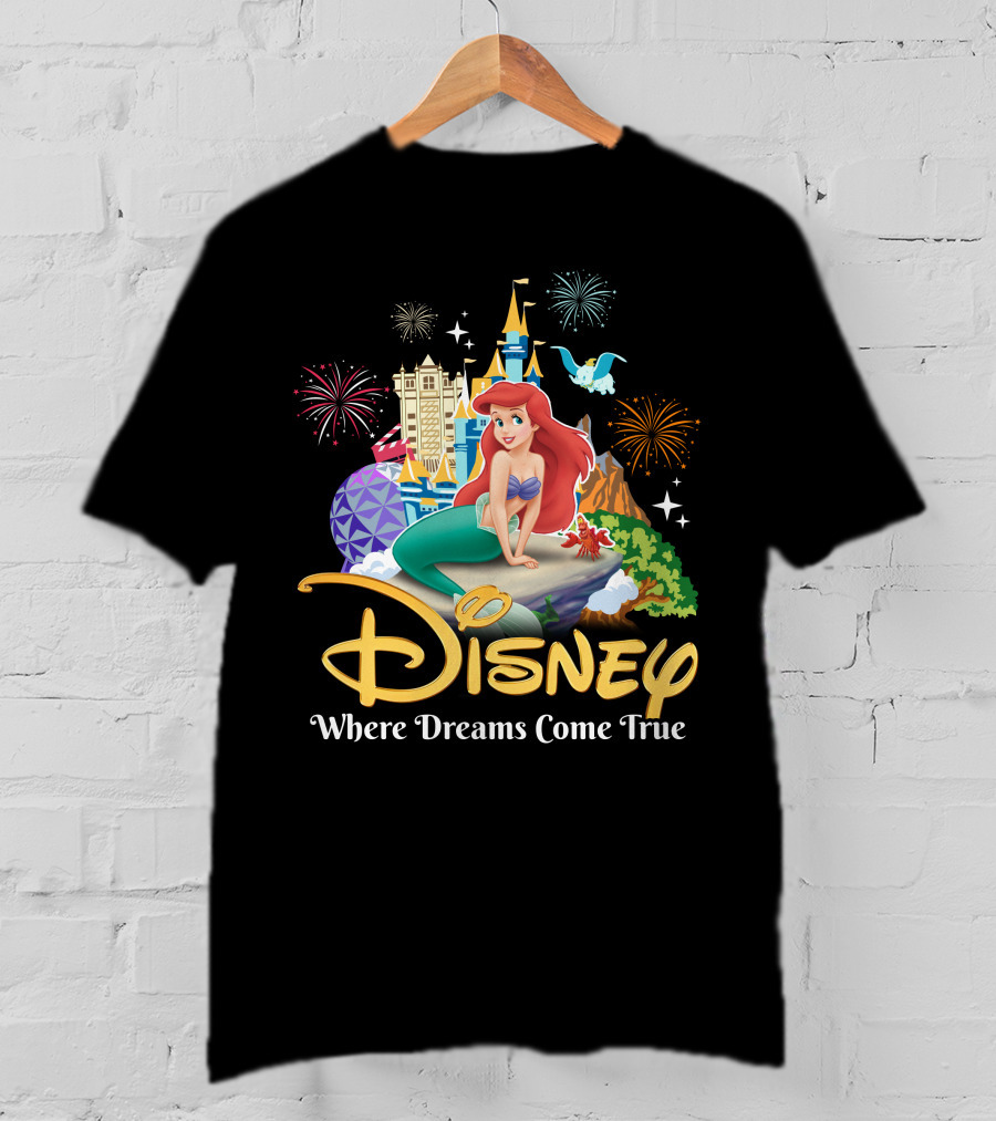 Disney Ariel Where Dreams Come True T-Shirt