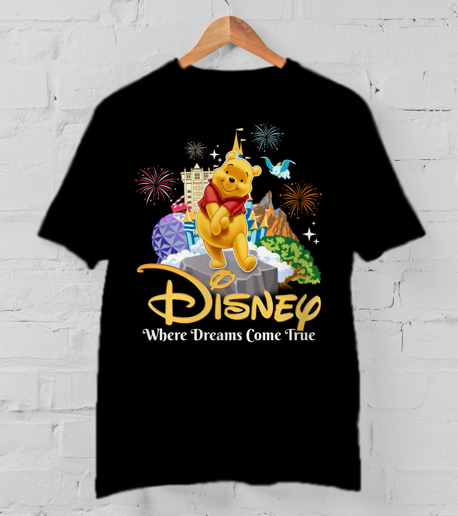Disney Winnie The Pooh Where Dreams Come True T-Shirt
