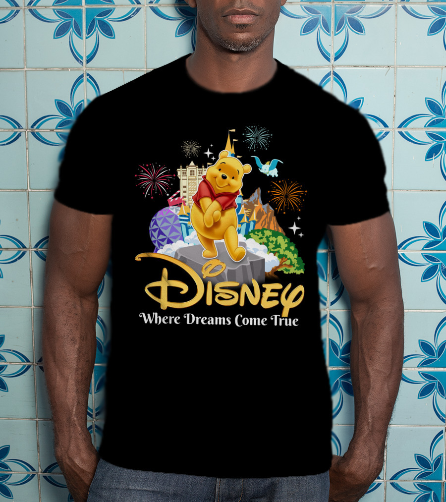 Disney Winnie The Pooh Where Dreams Come True T-Shirt