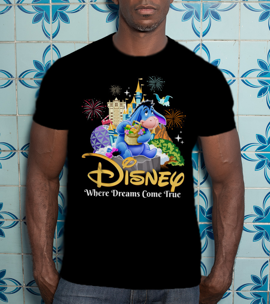 Disney Eeyore Where Dreams Come True Wonderland T-Shirt