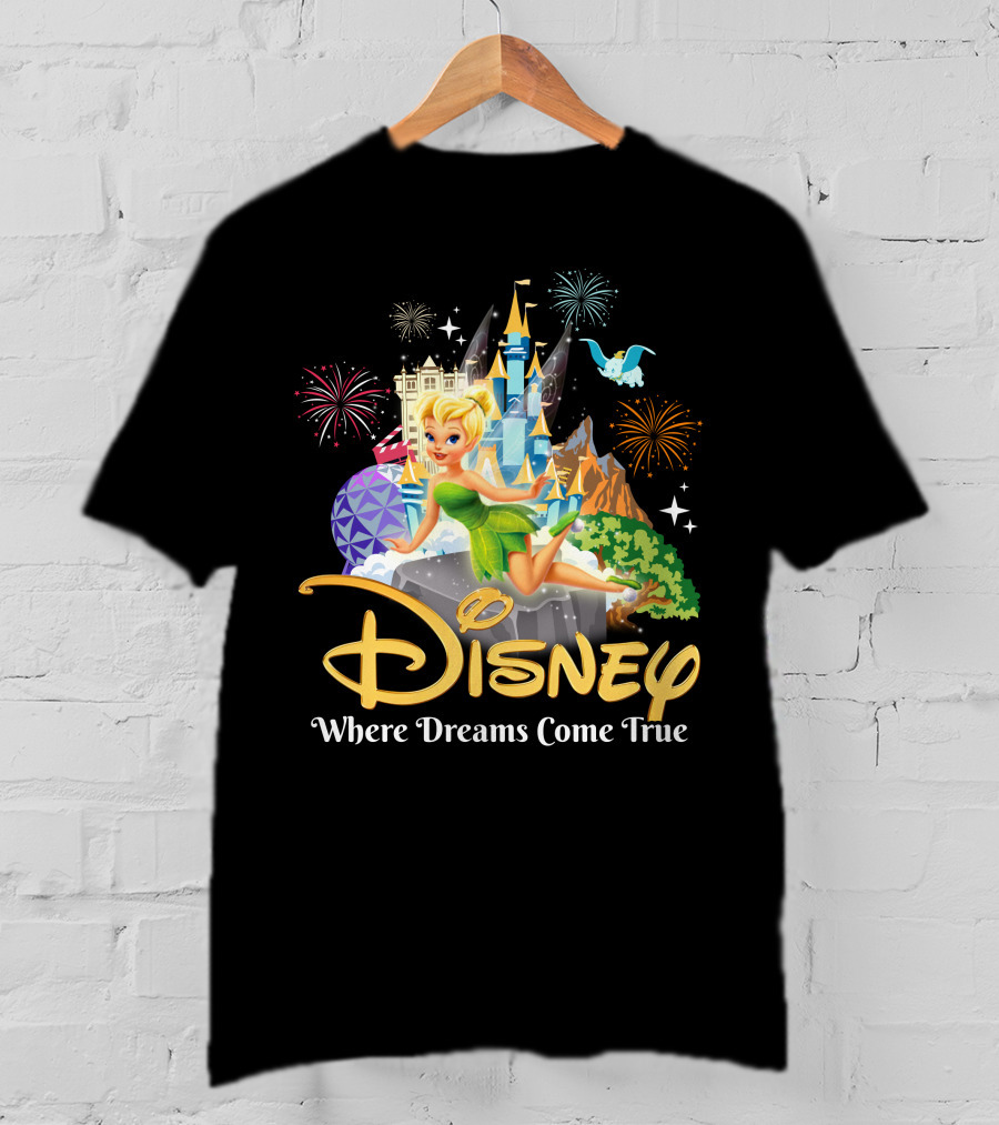 Disney Tinker Bell Where Dreams Come True T-Shirt