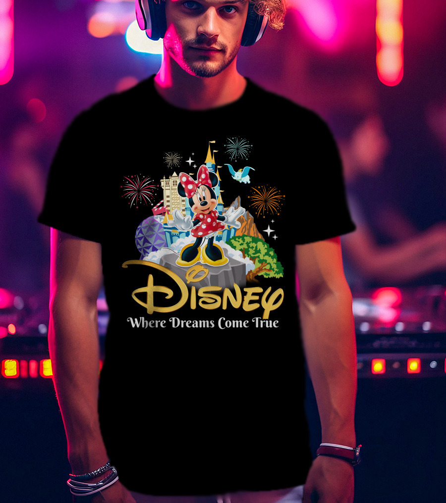 Disney Minnie Where Dreams Come True T-Shirt