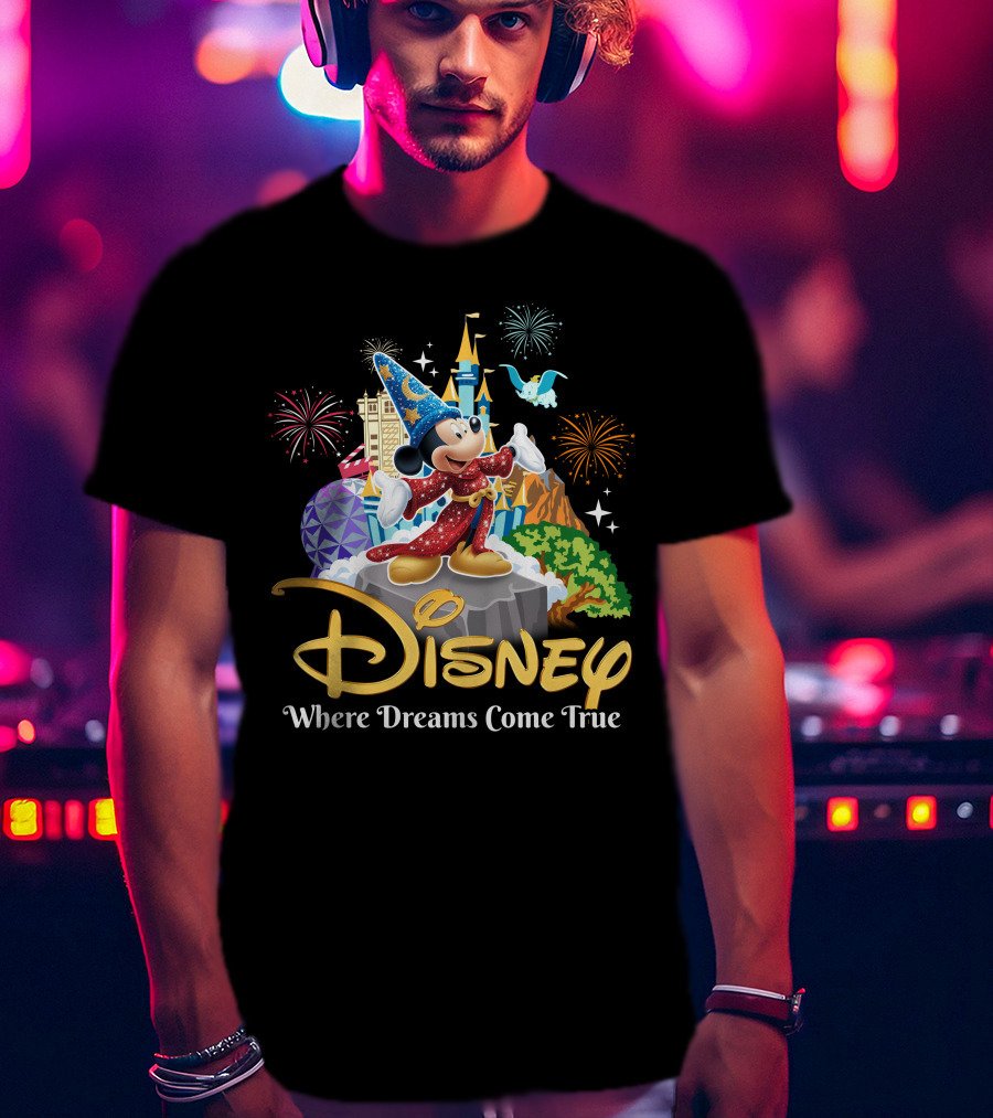 Disney MK Fantasia Where Dreams Come True T-Shirt