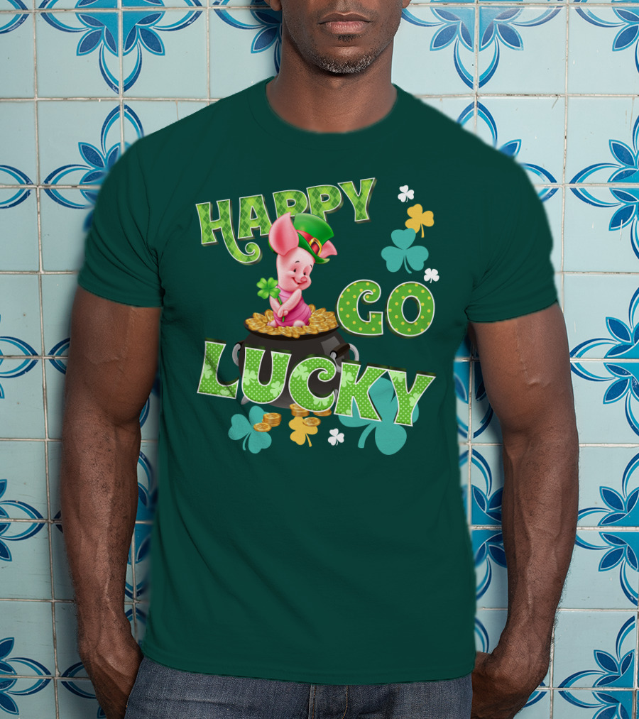 Happy Go Lucky Piglet T-Shirt