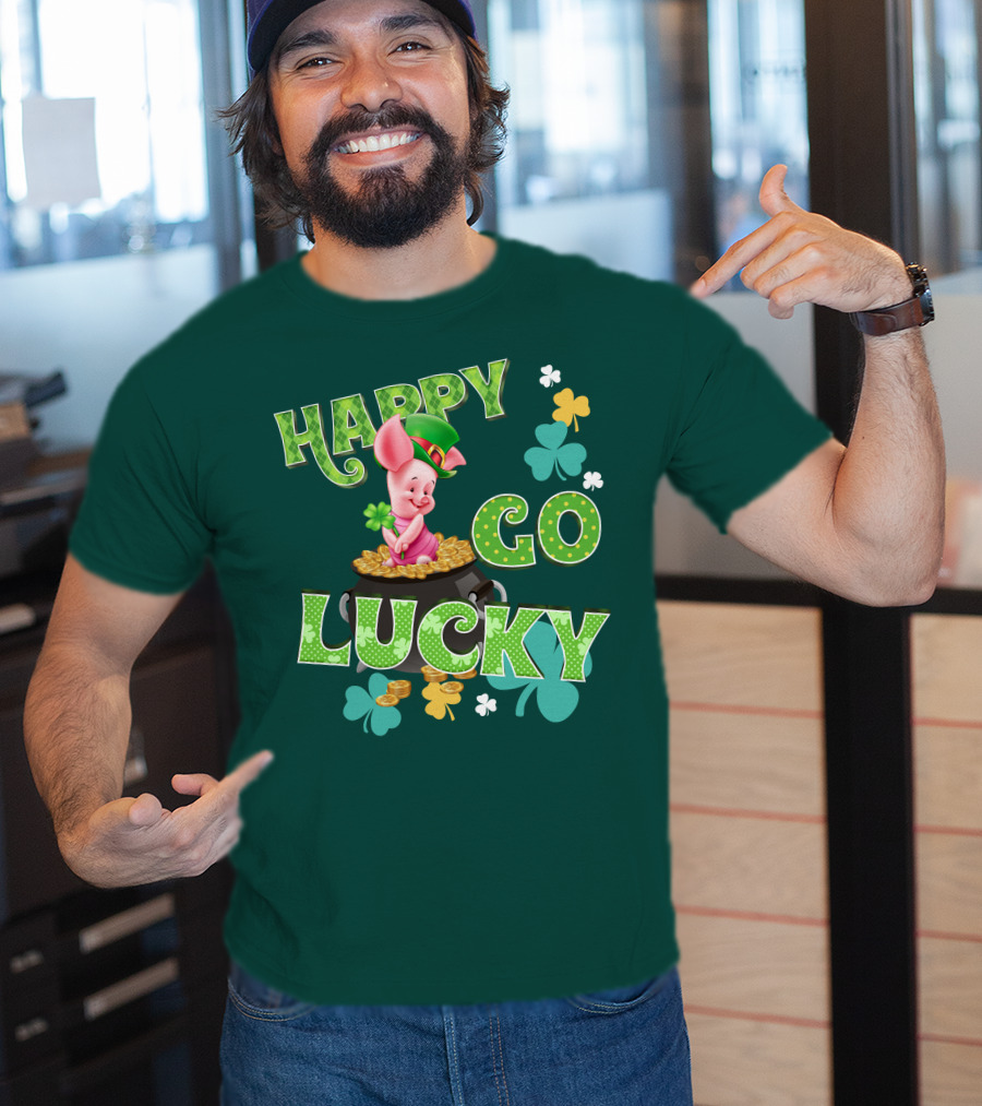 Happy Go Lucky Piglet T-Shirt