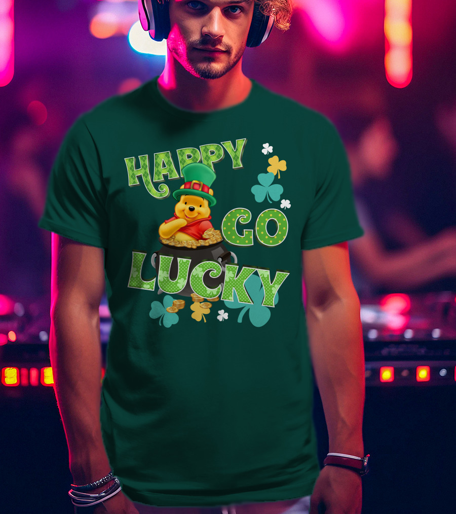 Happy Go Lucky Pooh T-Shirt