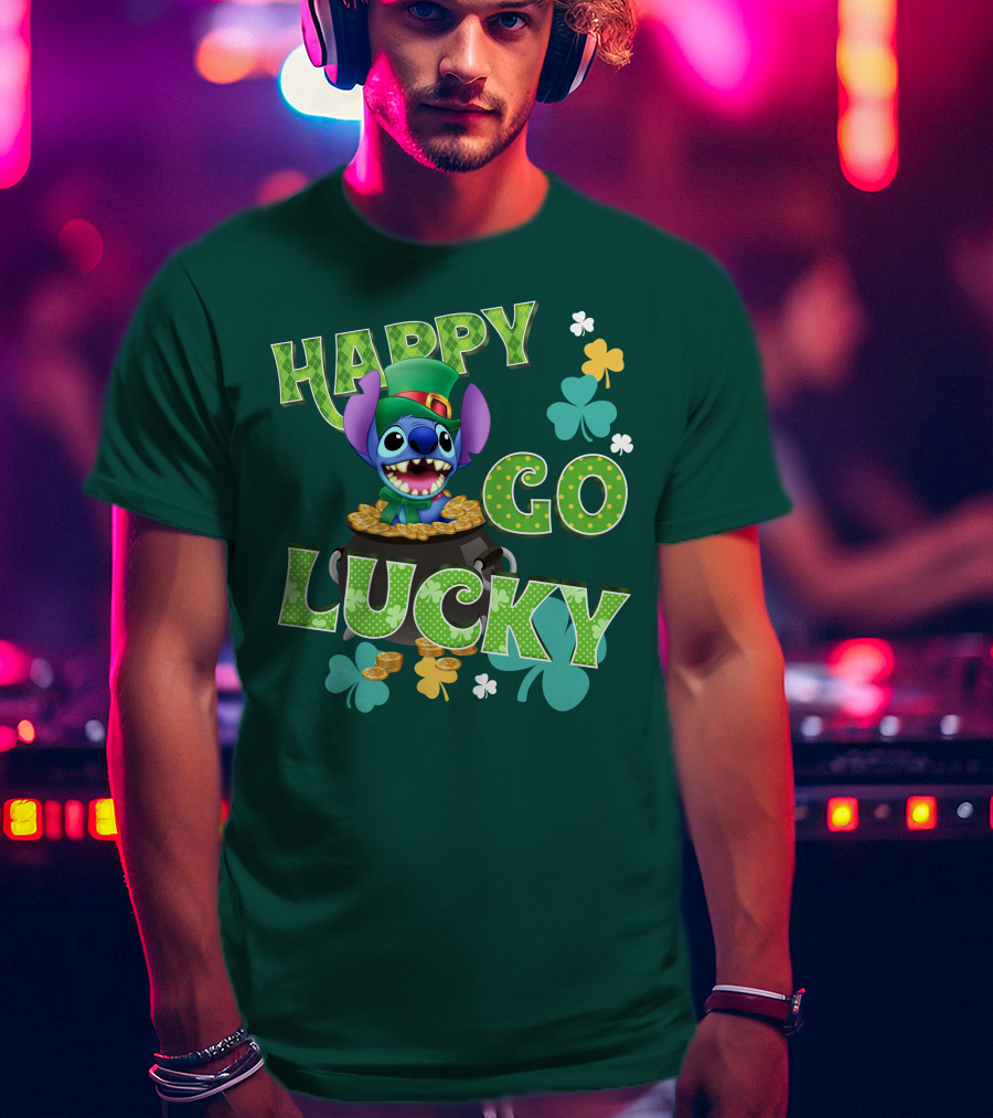 Happy Go Lucky Stitch T-Shirt