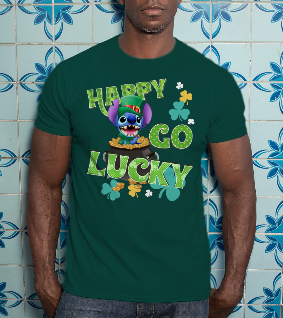 Happy Go Lucky Stitch T-Shirt