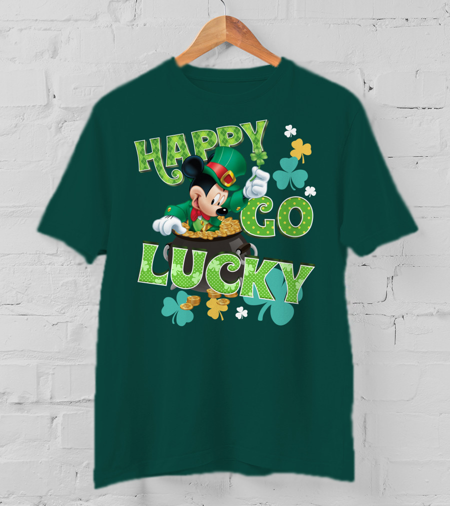 Happy Go Lucky Mickey T-Shirt