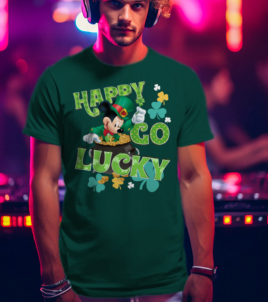 Happy Go Lucky Mickey T-Shirt