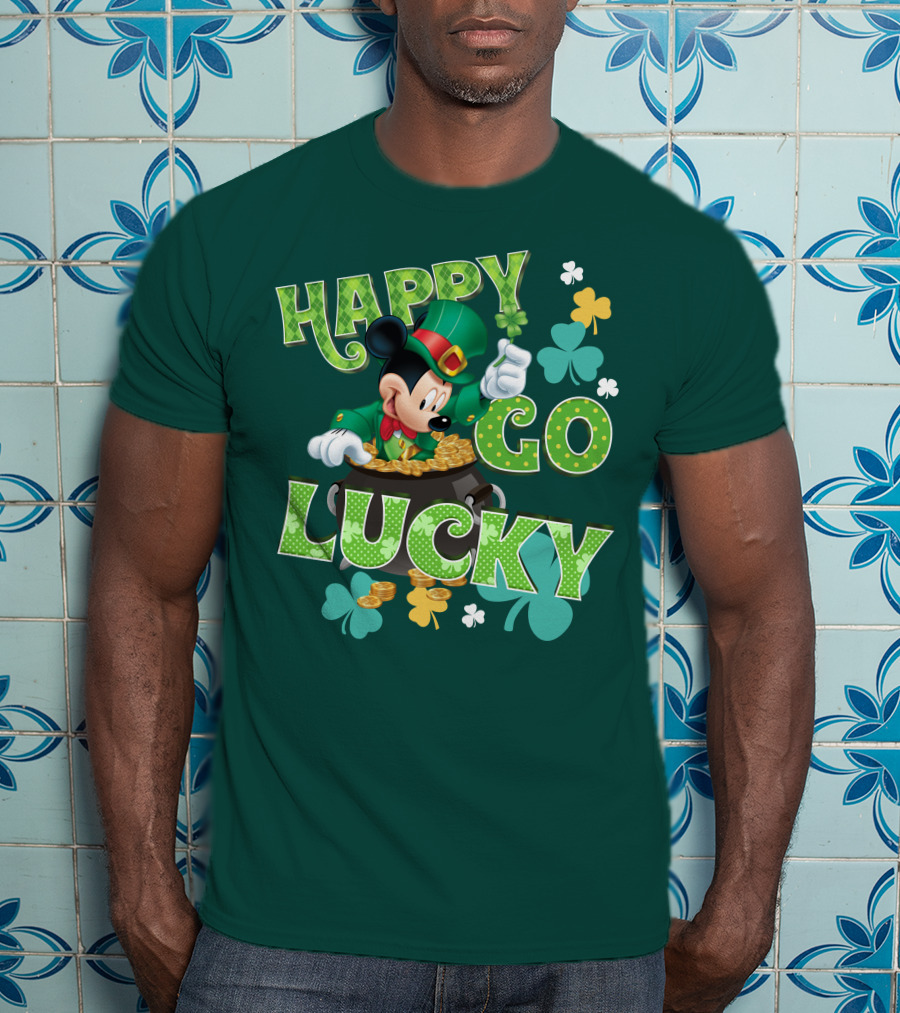 Happy Go Lucky Mickey T-Shirt