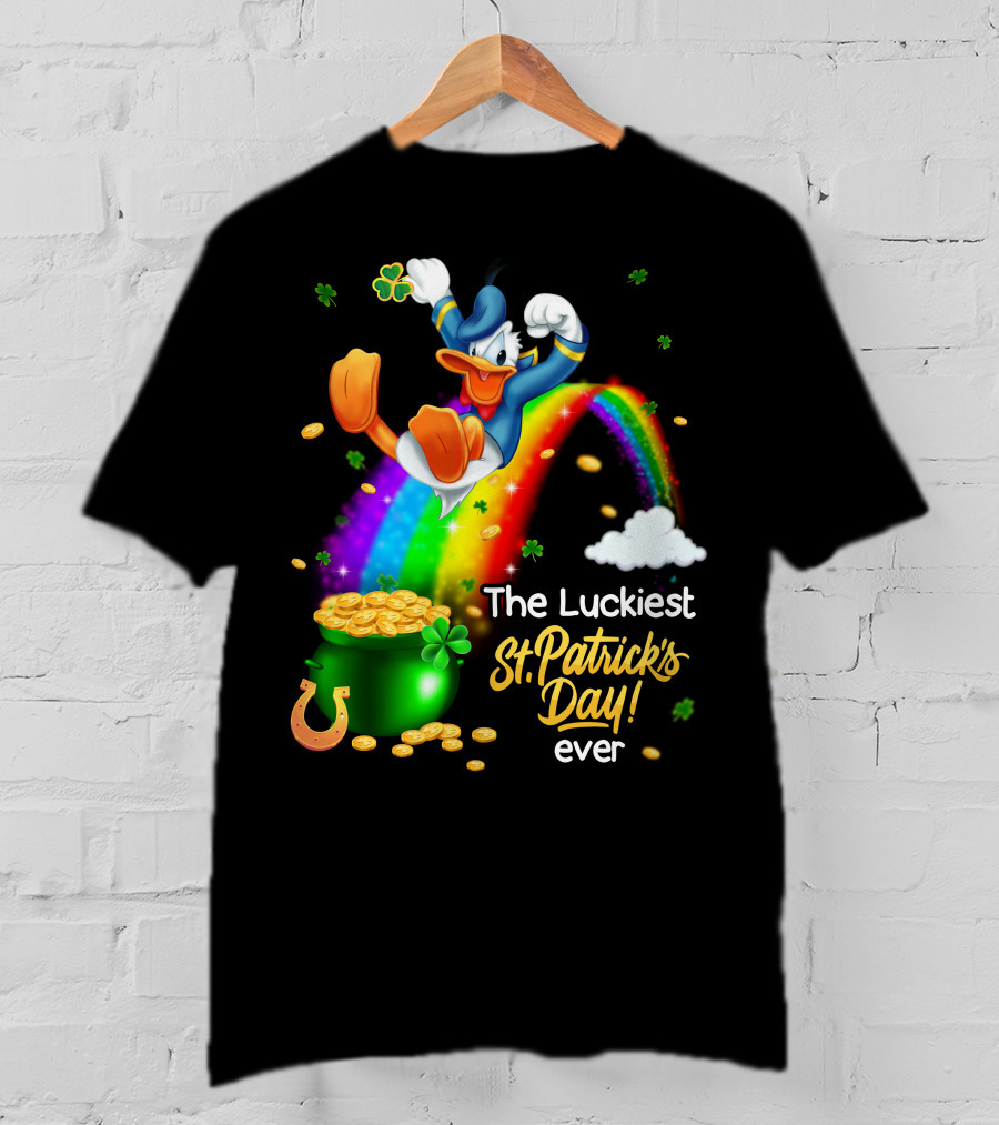 Donald Duck The Luckiest St. Patrick's Day Ever T-Shirt