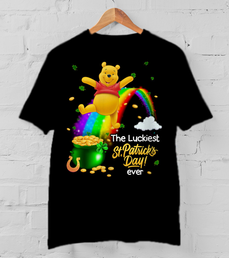 The Luckiest St. Patrick's Day Ever Pooh T-Shirt