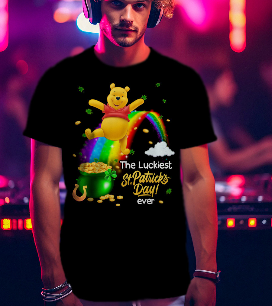 The Luckiest St. Patrick's Day Ever Pooh T-Shirt