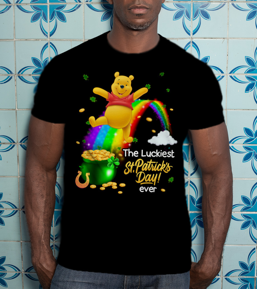 The Luckiest St. Patrick's Day Ever Pooh T-Shirt