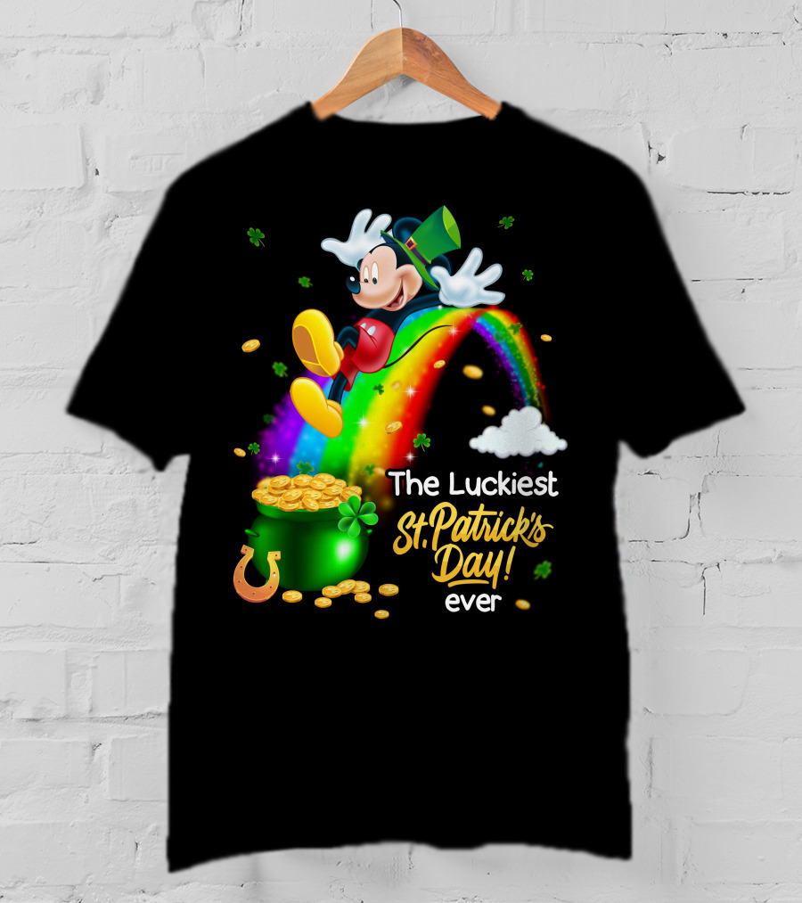 Mickey The Luckiest St. Patrick's Day Ever T-Shirt