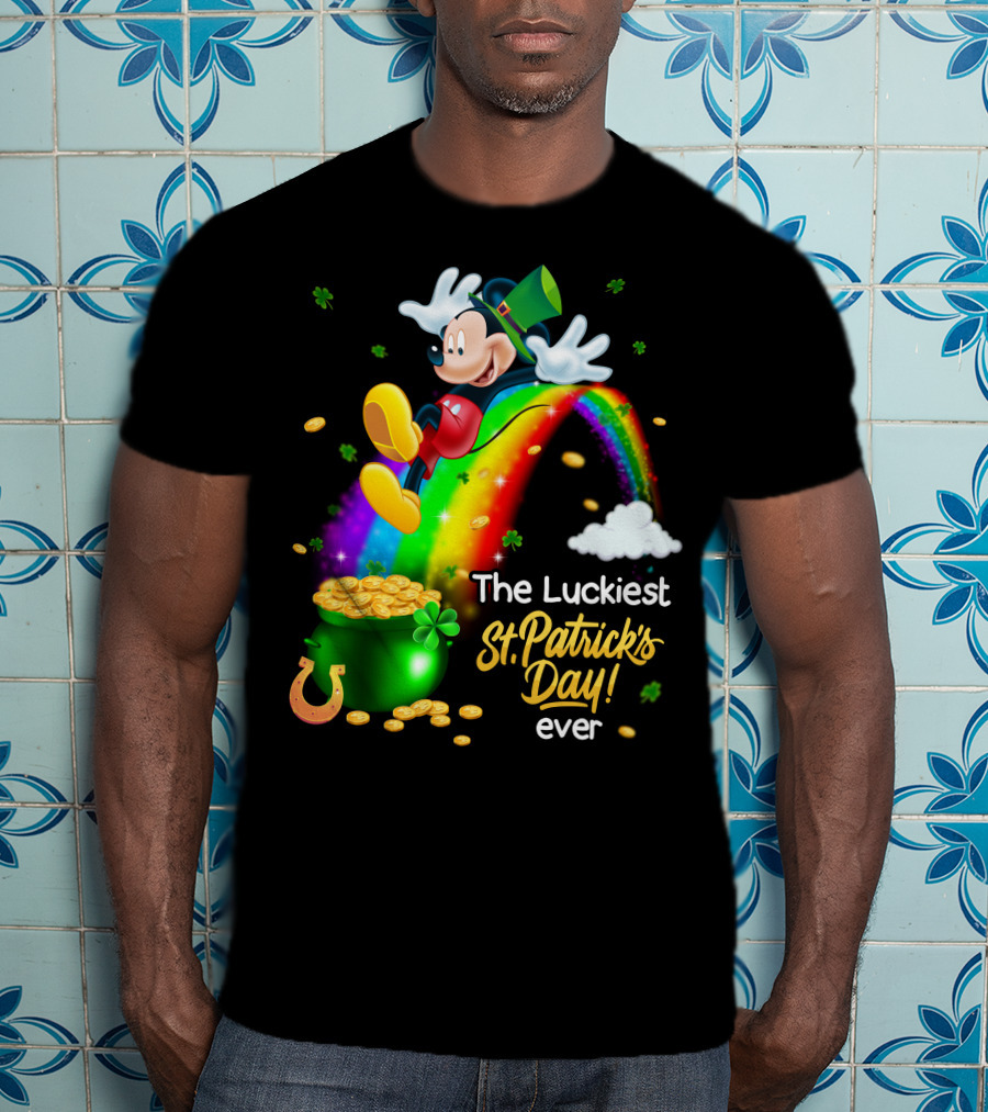 Mickey The Luckiest St. Patrick's Day Ever T-Shirt