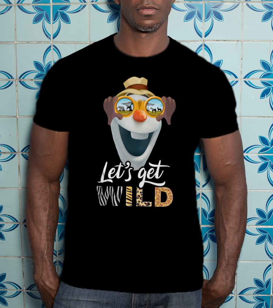 Olaf Let's Get Wild Safari Sunglasses Adventure T-Shirt