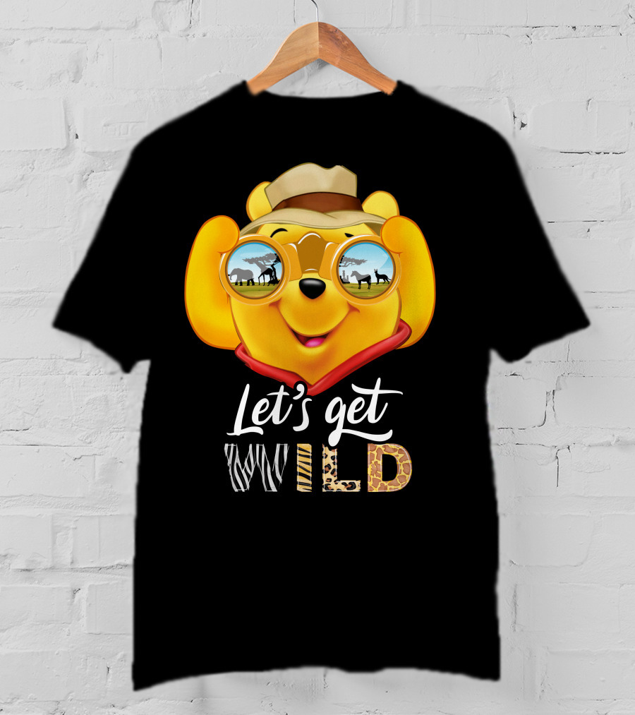 Let's Get Wild Pooh Safari Adventure T-Shirt