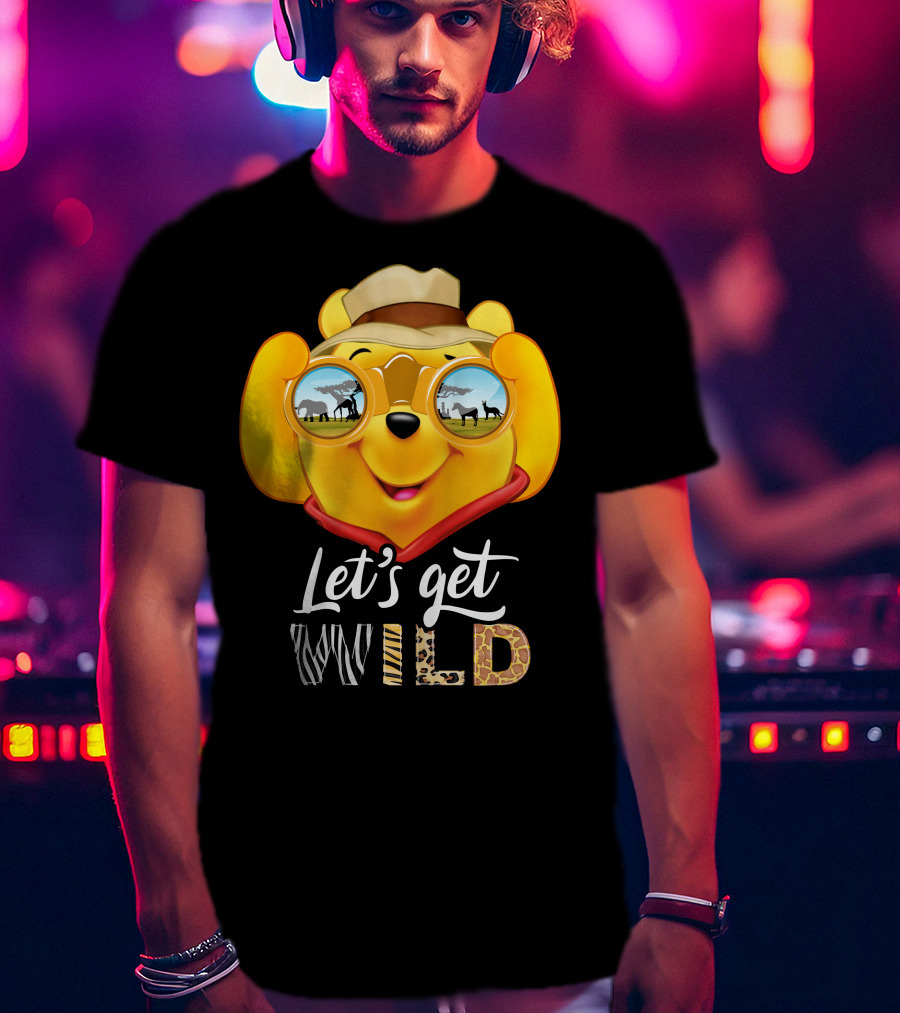 Let's Get Wild Pooh Safari Adventure T-Shirt