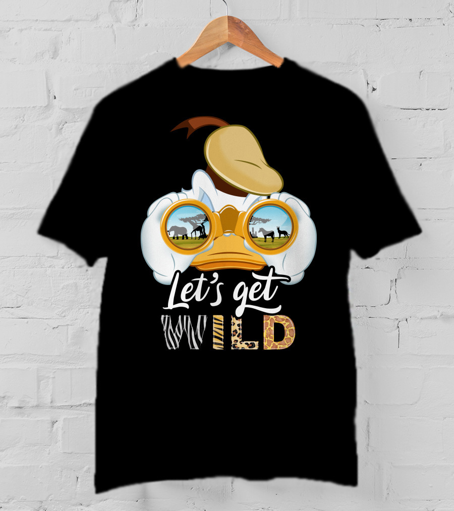 Let's Get Wild Donald Duck Safari Adventure T-Shirt