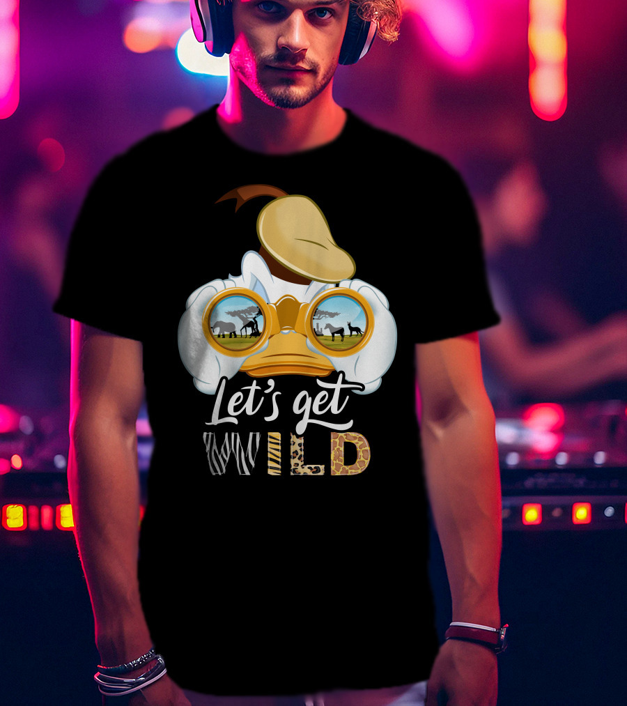 Let's Get Wild Donald Duck Safari Adventure T-Shirt