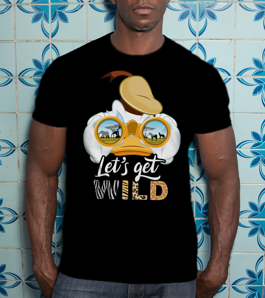 Let's Get Wild Donald Duck Safari Adventure T-Shirt