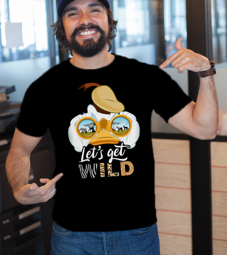 Let's Get Wild Donald Duck Safari Adventure T-Shirt
