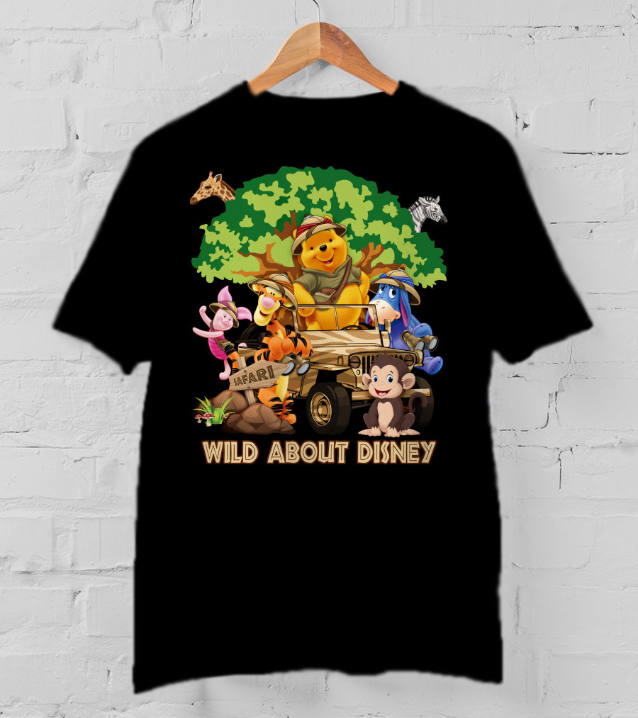 Winnie The Pooh Safari Adventure Wild About Disney T-Shirt