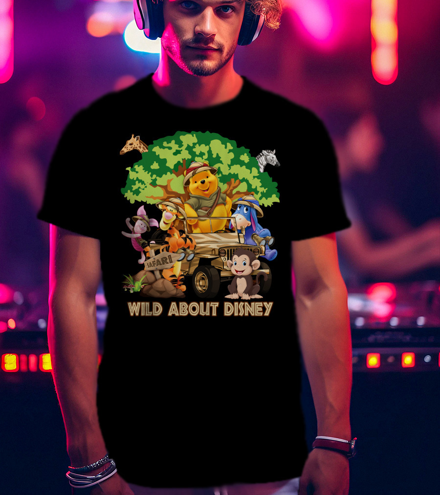 Winnie The Pooh Safari Adventure Wild About Disney T-Shirt