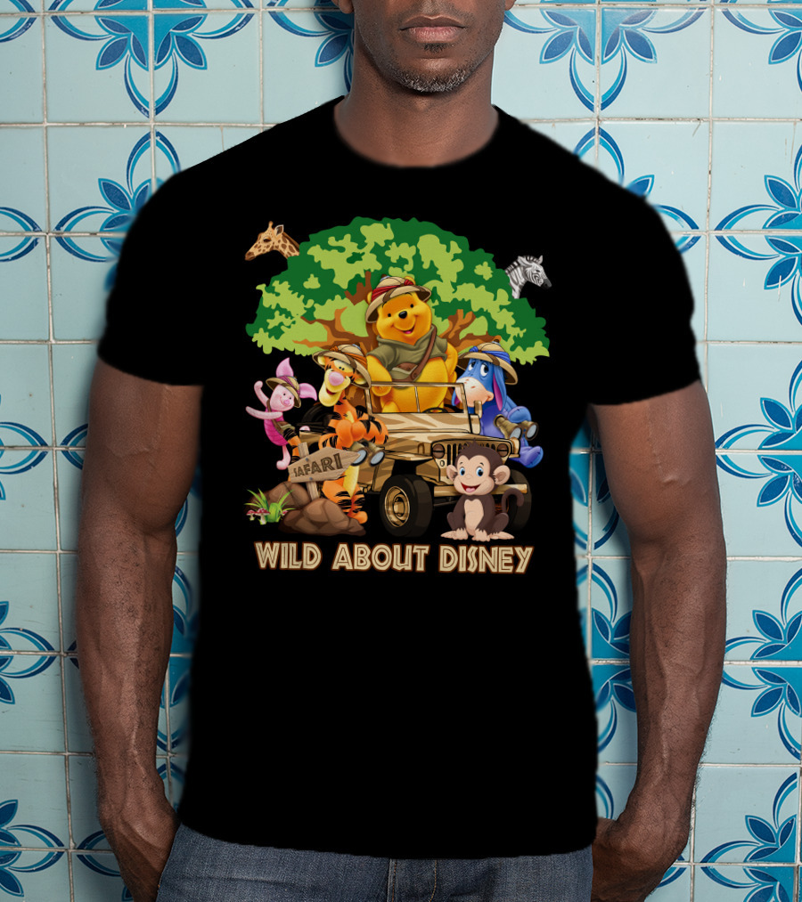 Winnie The Pooh Safari Adventure Wild About Disney T-Shirt