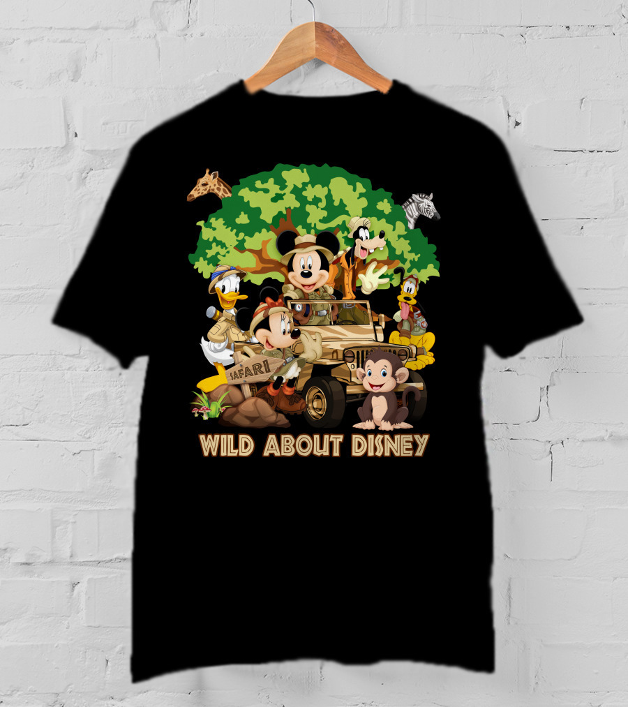 Wild About Disney Safari Mickey And Friends T-Shirt