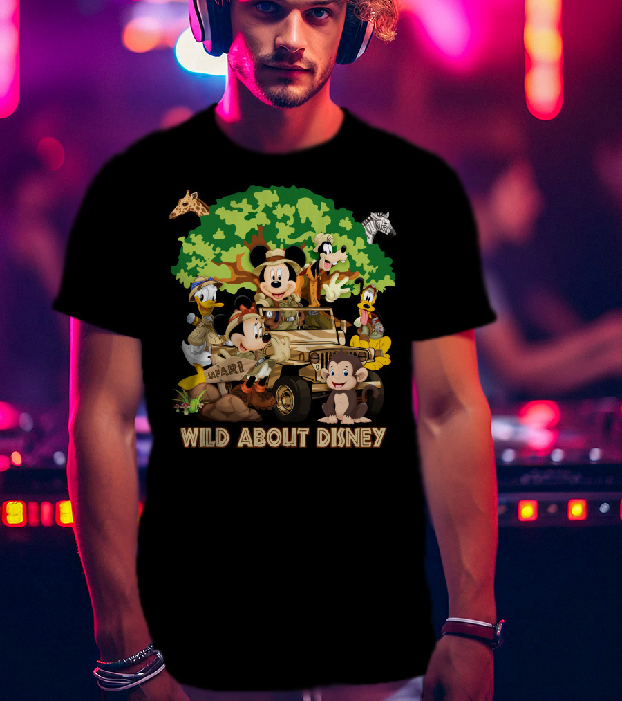 Wild About Disney Safari Mickey And Friends T-Shirt