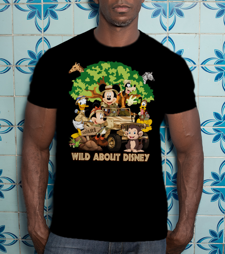 Wild About Disney Safari Mickey And Friends T-Shirt