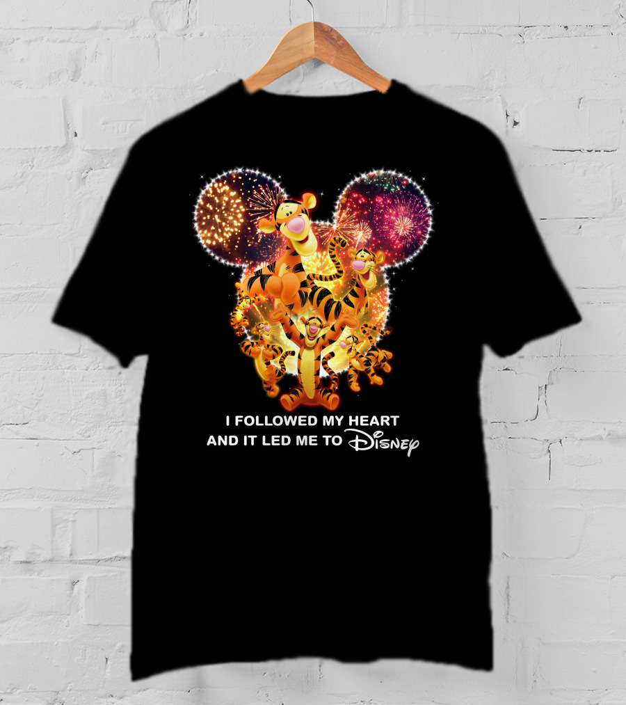 Tigger I Followed My Heart And It Led Me To Disney T-Shirt