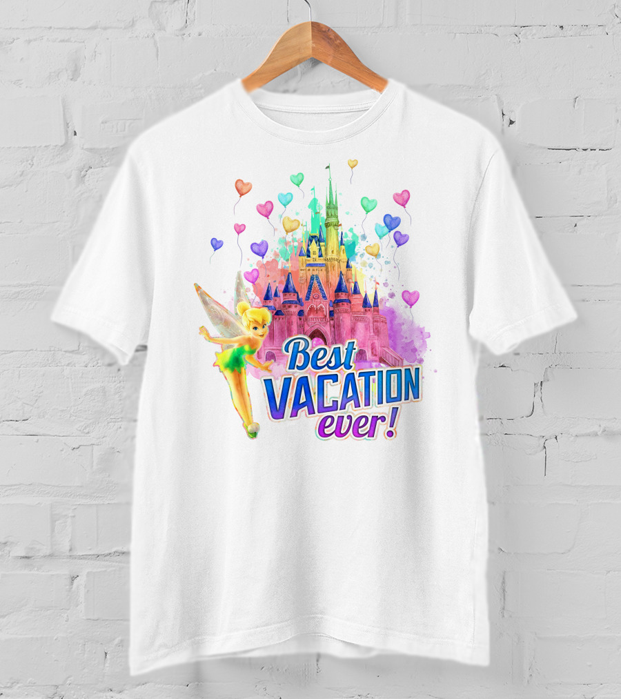 Tinkerbell Best Vacation Ever T-Shirt