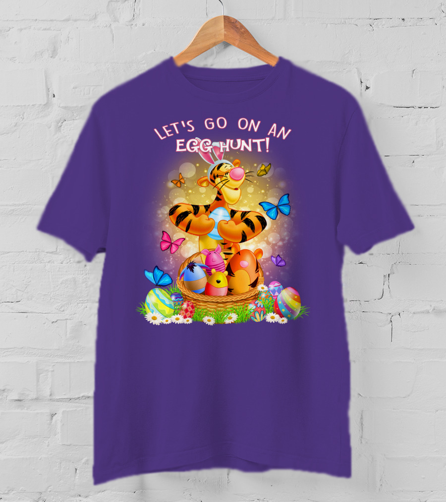 Let's Go On An Egg Hunt Tigger T-Shirt