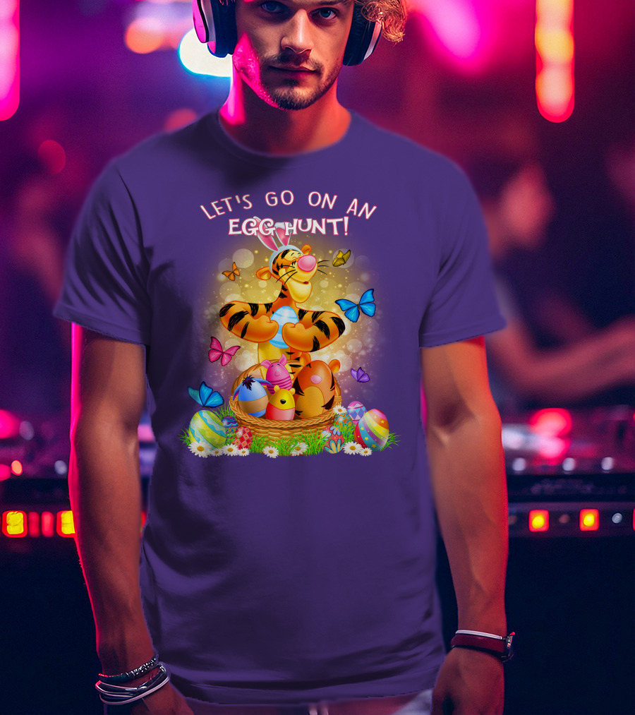 Let's Go On An Egg Hunt Tigger T-Shirt