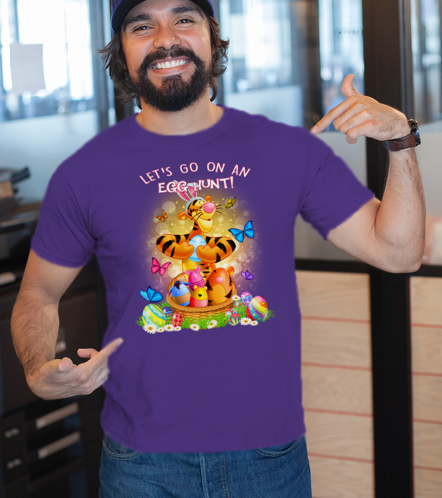 Let's Go On An Egg Hunt Tigger T-Shirt