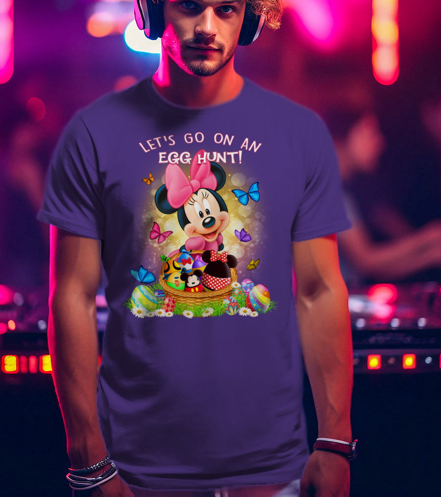 Let's Go On An Egg Hunt Minnie T-Shirt